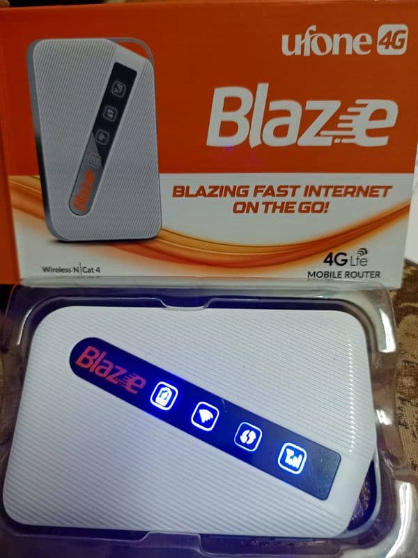 Ufone Blaze Unlocked All Sim Working With Ful Box & One Month Internet 1