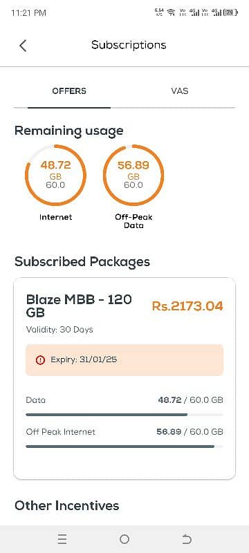 Ufone Blaze Unlocked All Sim Working With Ful Box & One Month Internet 3