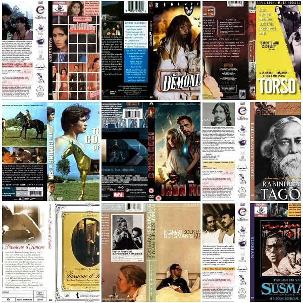 From 1940 to 1980 englishMovies are available in bulk quantity 4