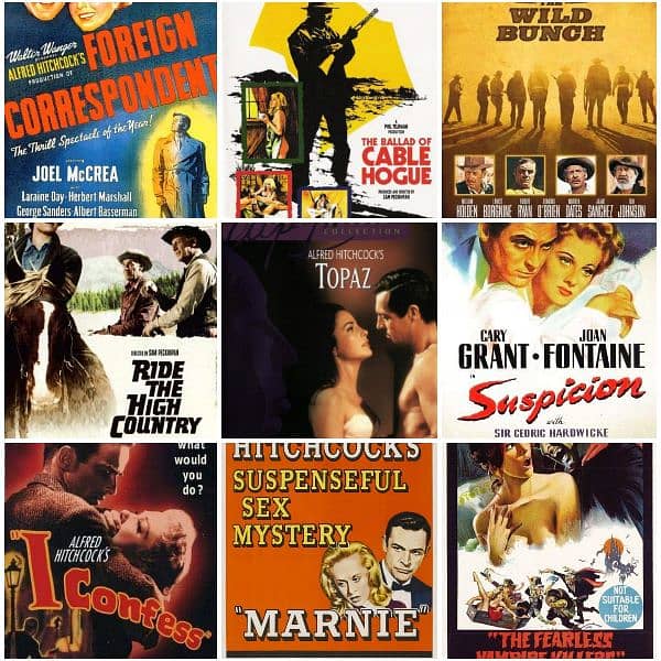 From 1940 to 1980 englishMovies are available in bulk quantity 13