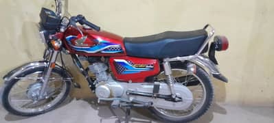 HONDA CG 125 RED COLOR, 2024 MODEL