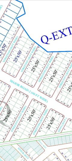 60 ft Major road Corner plot for sale