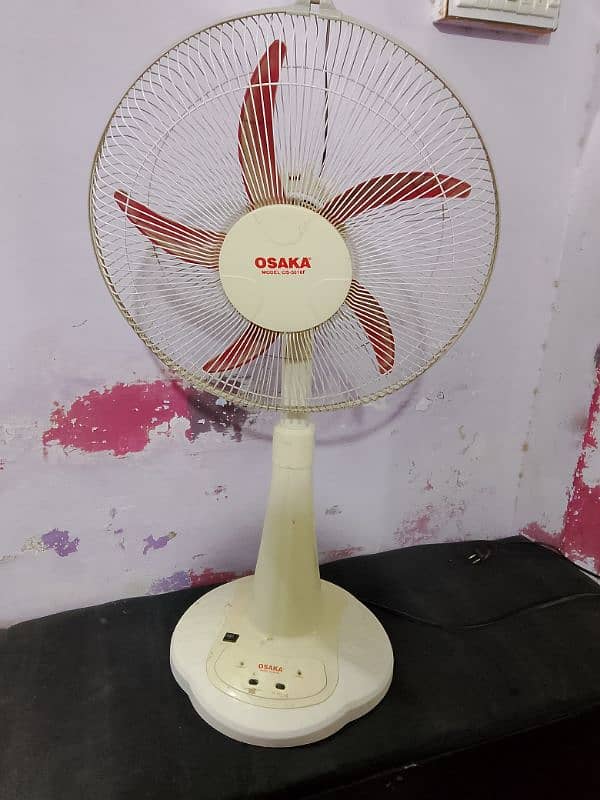 chargeable Osaka fan with 9/10 condition 1