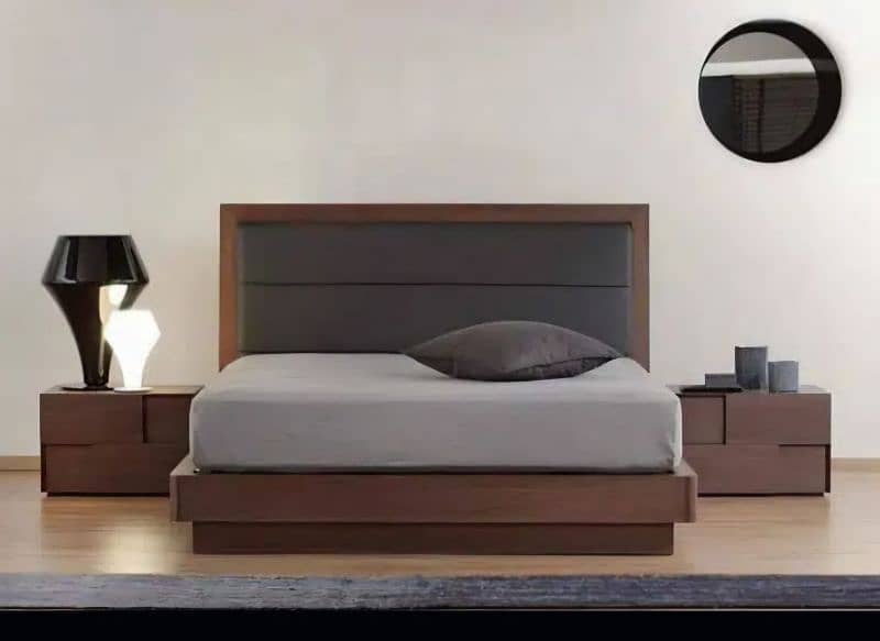 Bed set / King Size bed / Double Bed / Wooden bed 9