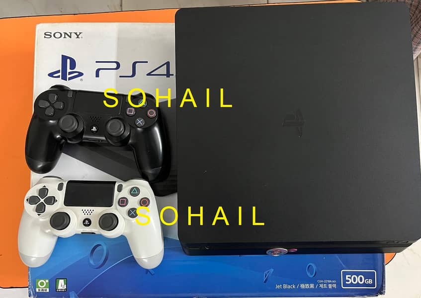 PS4 SLIM 500 GB (Original Sealed Pack, No Fault - Guranteed) 6