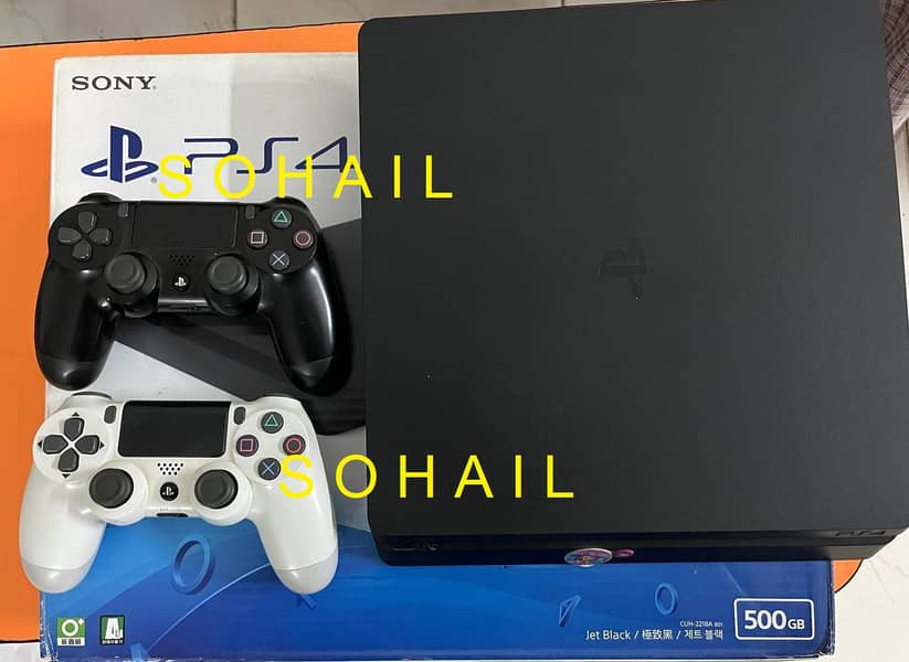 PS4 SLIM 500 GB (Original Sealed Pack, No Fault - Guranteed) 8