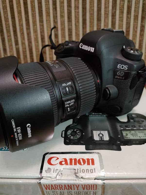 Canon 6d Mark ii and Canon EF 24-105mm f/4, IS ii USM Lens. 2