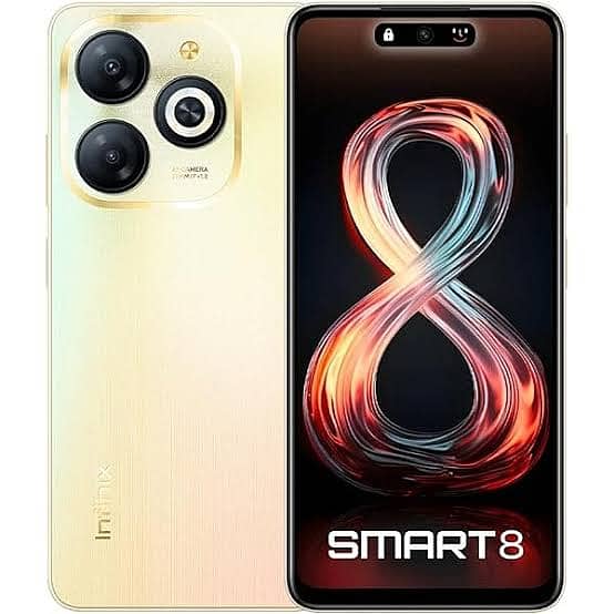 Infinix smart 8 new condition with warranty and all accessories 0