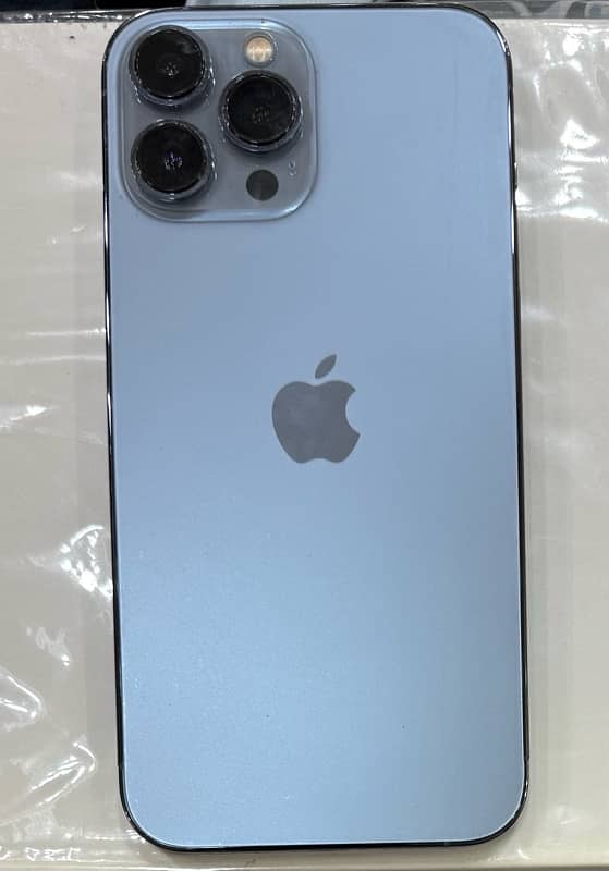 I Phone 13 Pro Max Blue colour PTA Approved 0