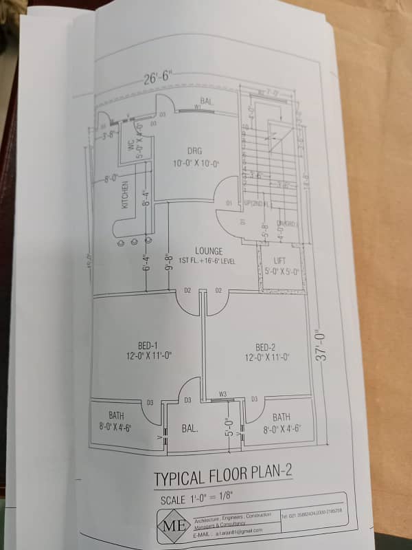 FRESH BOOKING Muslim commercial Two bedroom dd apartment with lift. Street 2 price 175lacks. Payment schedule on booking 20% on digging 10% remaining 12 equal instalment. 0