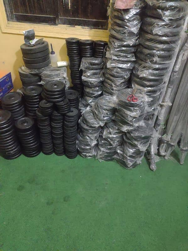 WEIGHT PLATES RUBBER COATED 2