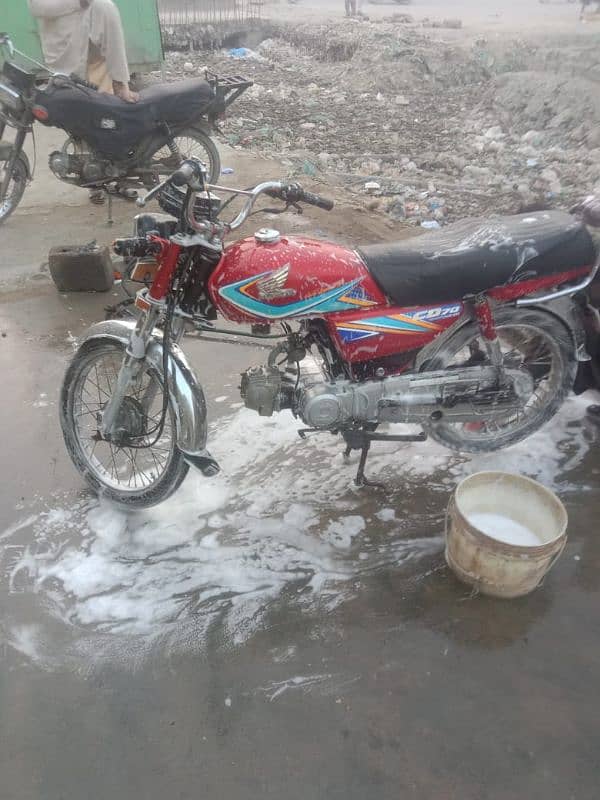 Honda CD 70 original  condition 2019 model multan num 2