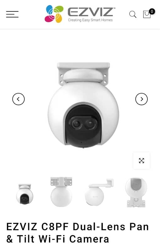 EZVIZ C8PF Dual-Lens Pan & Tilt Wi-Fi Camera 1