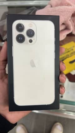 13PRO,PTA APPROVED,WHITE COLOUR,128GB,84BH,WITH BOX