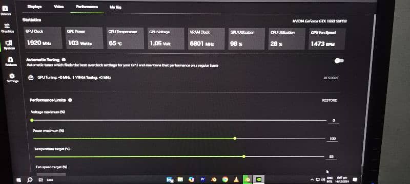 GTX 1660super, core i5 6th gen setup 8