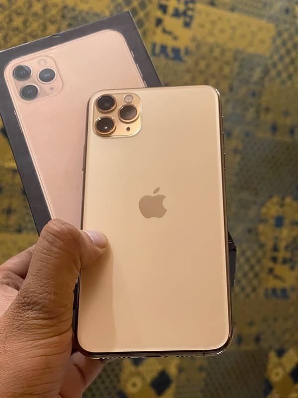 IPhone 11 Pro Max 256Gb PTA approved Golden Color 0