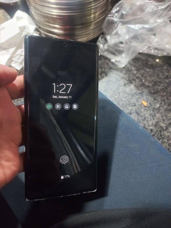 Samsung note 10 plus one dote  12 256 non pta  03278782880 4