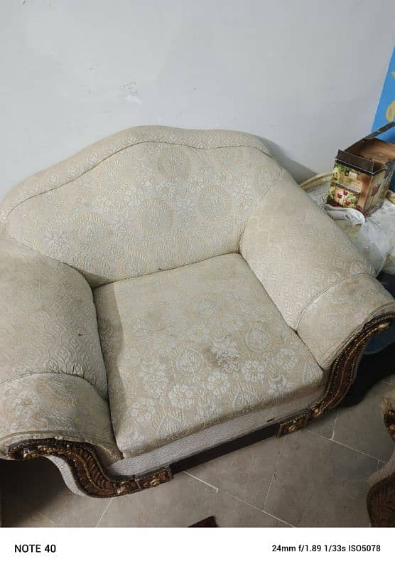 Sofa set , 7 Seater used. 3