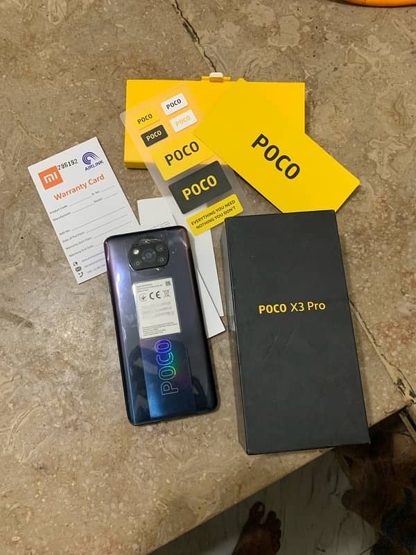 poco x3pro 8/256GB with box and original 33w fast charger 2