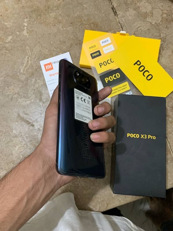 poco x3pro 8/256GB with box and original 33w fast charger 3