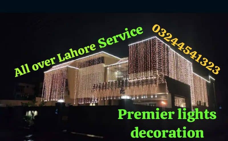 wedding lighting decoration/light decor/house light/fairy light/lahore 4