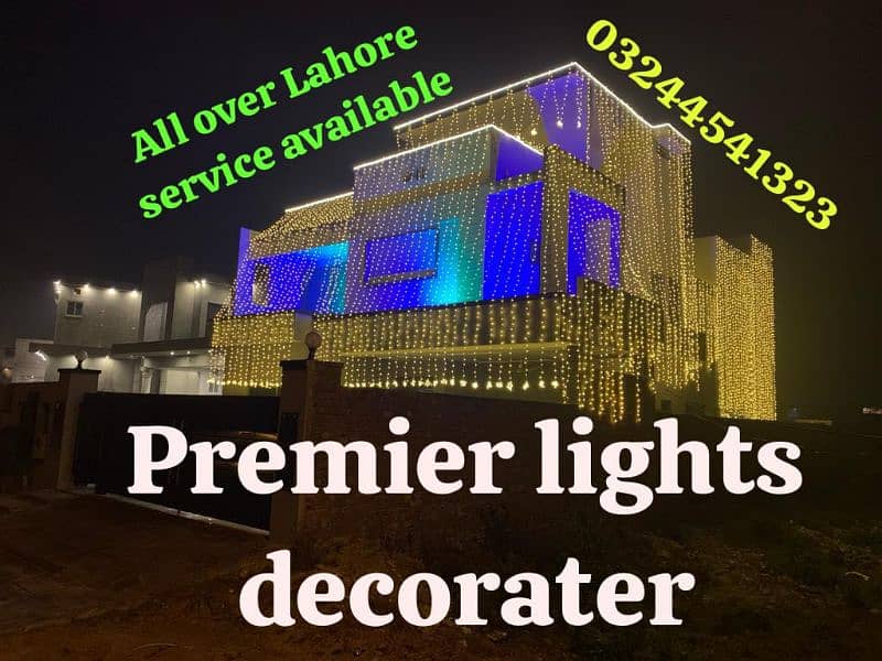 wedding lighting decoration/light decor/house light/fairy light/lahore 5