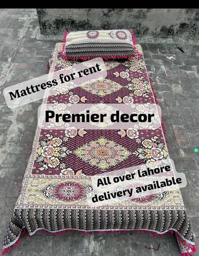 mattress for rent,matres for on rent inlahore,wedding light decoration