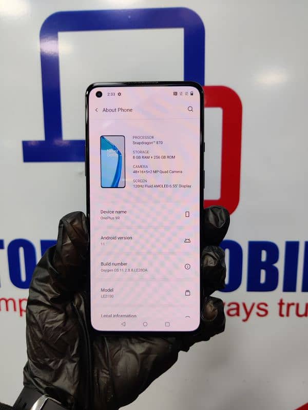 ONEPLUS 9R 10/10 8/128 8/256 12/256 AVAILABLE 6