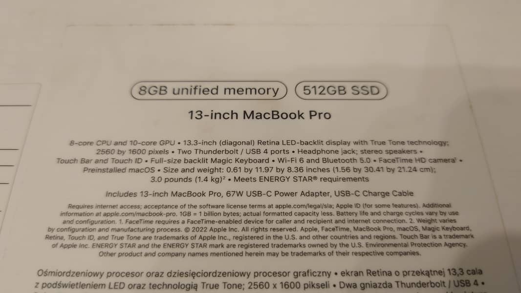 MacBook Pro M2 13-inch 11