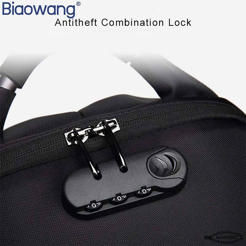 Biaowang 15.6″ Premium Quality Antitheft Waterproof Laptop Backpack 5