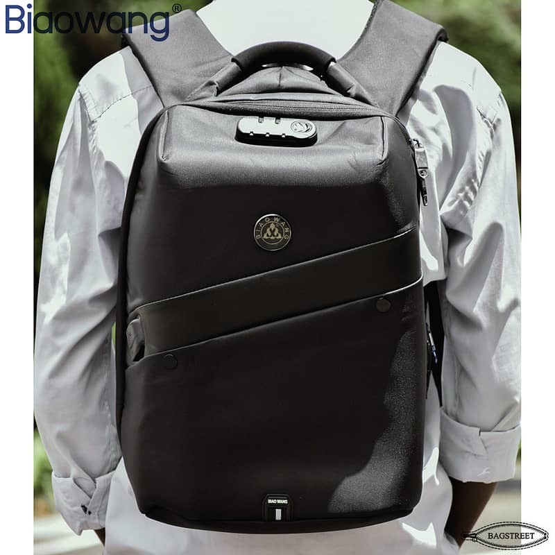 Biaowang 15.6″ Premium Quality Antitheft Waterproof Laptop Backpack 13