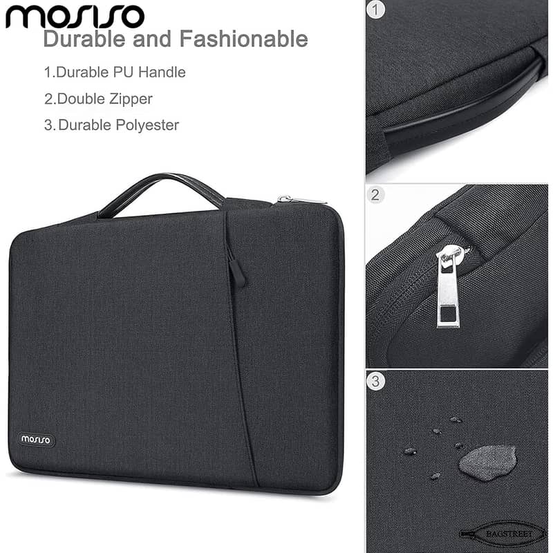 MOSISO Laptop Sleeve 13.3" - 14" Inch Compatible with MacBook & Laptop 4