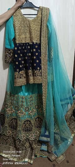 bridal lehnga for urgent sale at reasonable price