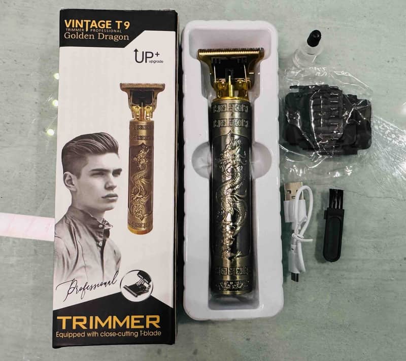 Professional T9 Trimmer I Metal Body I Hair And Beard Trimmer | Metal 0