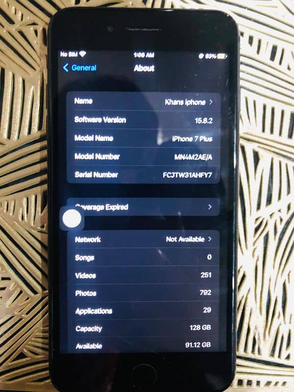 I phone 7 plus non pta 128gb 3