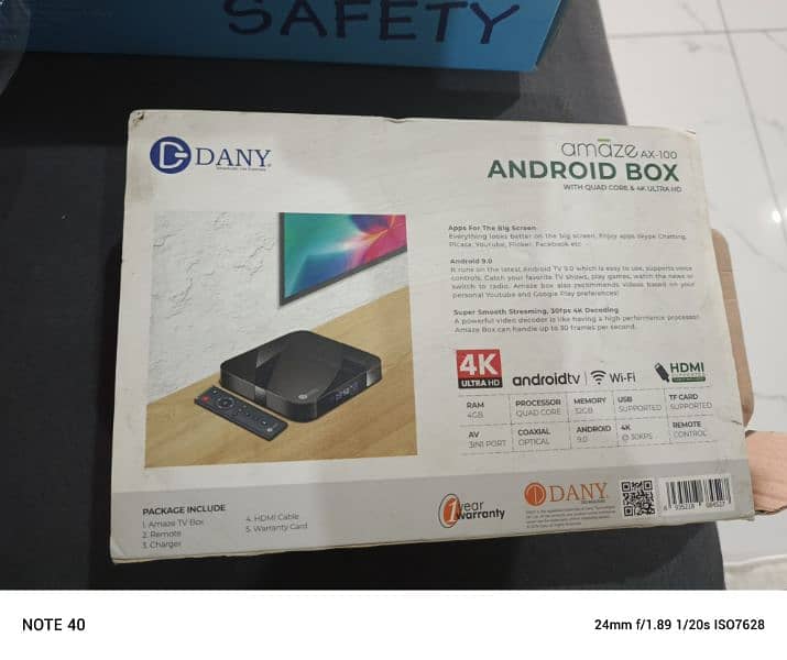 Deny Original 4k Android box Used 1