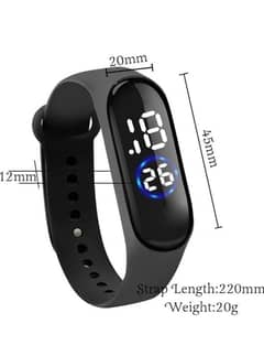 Cell operated with Touch display Mi watch band with date and month