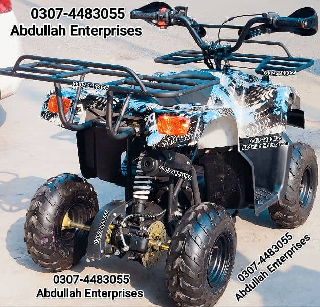 Square  light jeep model 110cc reconditioned ATV Quad Bike 4 Wheeler 7