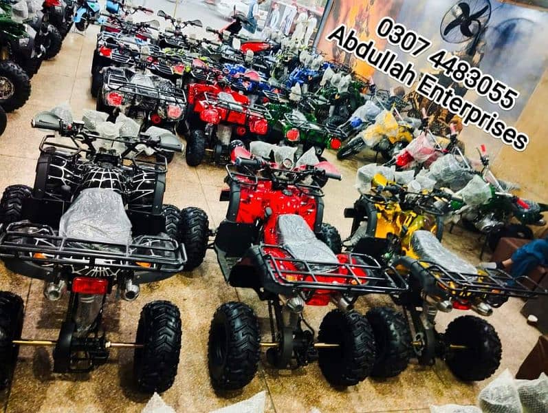 125 cc 7no. jeep model o meter ATV Quad Bike for sale deliver all Pak 1