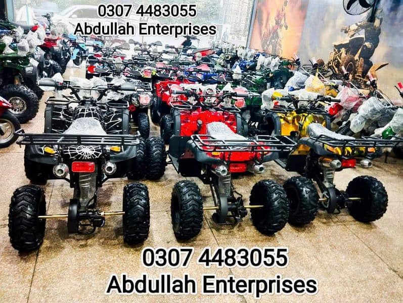 125 cc 7no. jeep model o meter ATV Quad Bike for sale deliver all Pak 3