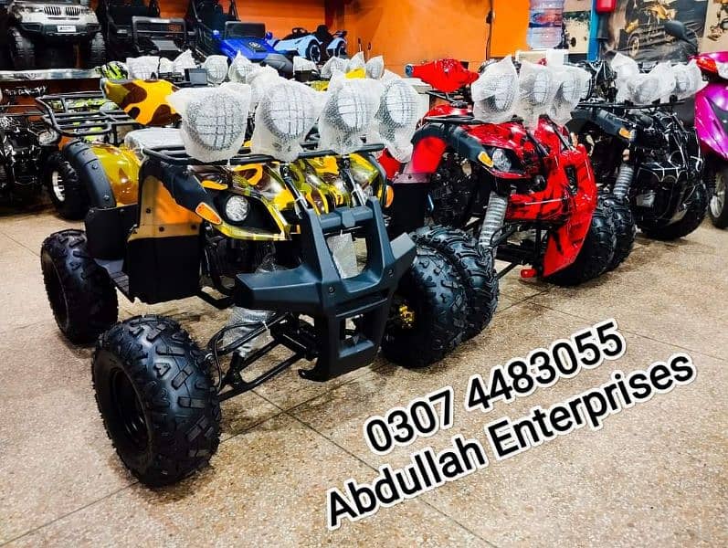 125 cc 7no. jeep model o meter ATV Quad Bike for sale deliver all Pak 6