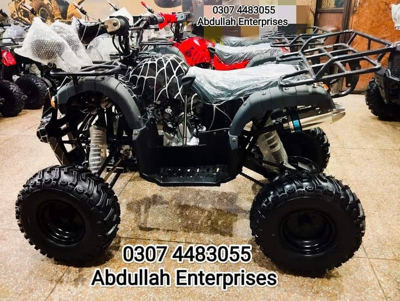 125 cc 7no. jeep model o meter ATV Quad Bike for sale deliver all Pak 8