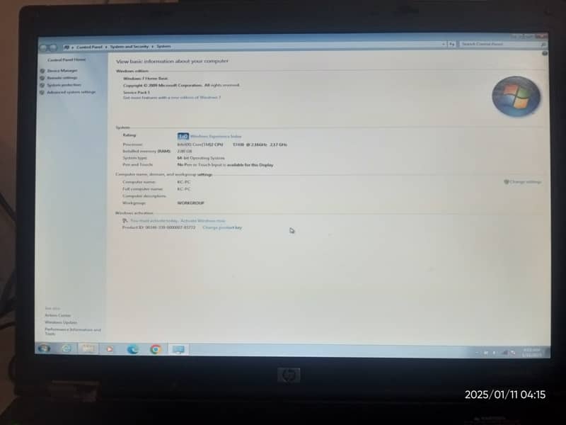 HP Core 2 Duo Compaq nc 8430 Laptop 256 GB Condition 9/10 1