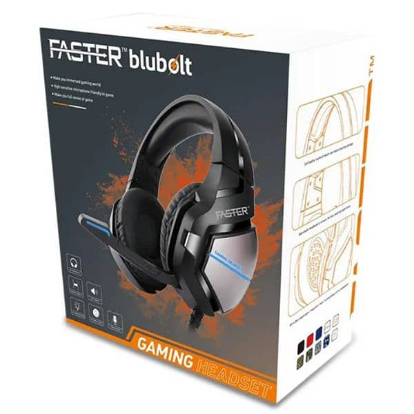 Faster Blubolt BG-200 Surrounding Sound Gaming Headset 3