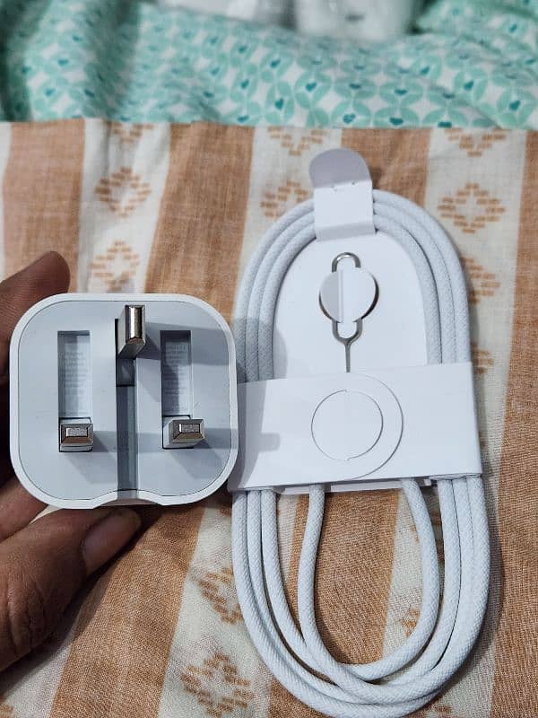 iPhone 16 Pro Max 100% Original Charger With Cable  03209404817 0