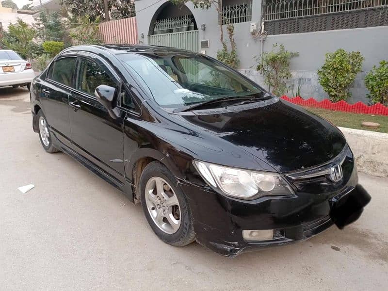 Honda Civic VTi Oriel Prosmatec 2009 ug black auto 2 piece touchup. 2