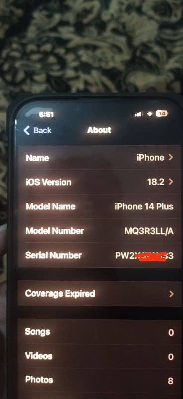 iPhone 14plus  (Battery Health 87%) 4