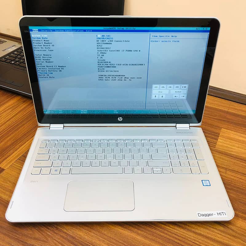 HP ENVY 2 in 1 | i5 7th gen | 8GB RAM | 256GB NVME | Touch 360 0