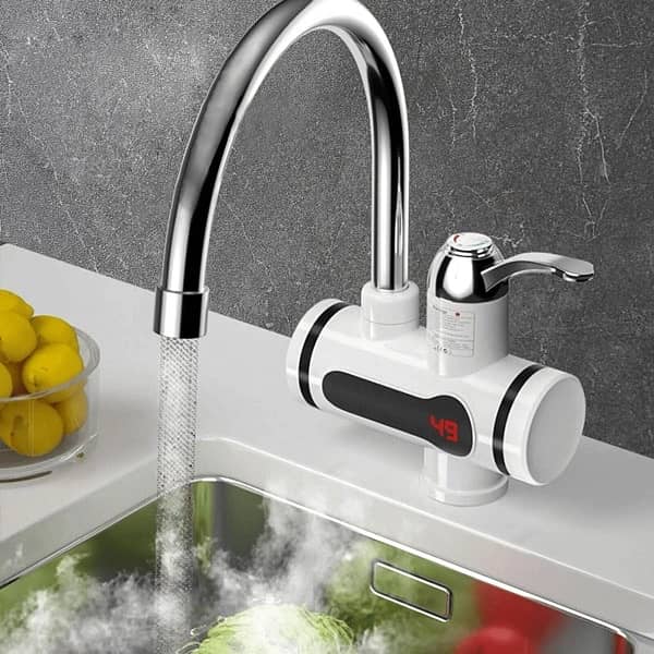 Instant 360° Electric Water Heating Tap for Kitchen 2