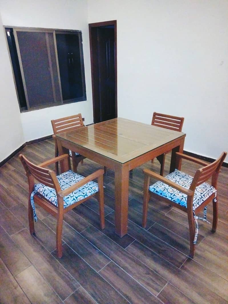 IKEA 4 chairs and dining table pure pine wood 1